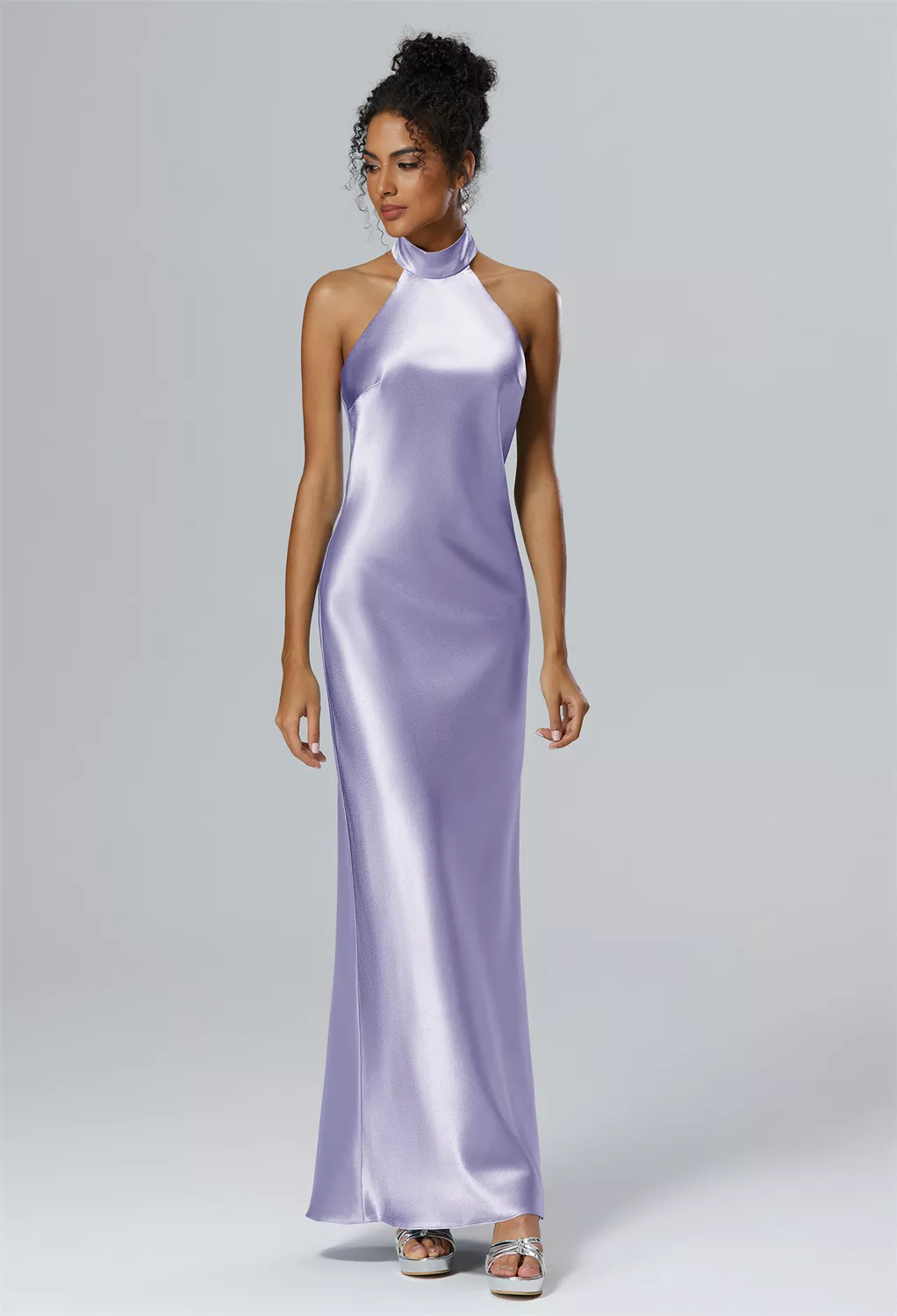 AW Mugwort Purple Haze  Long Bridesmaid Dresses